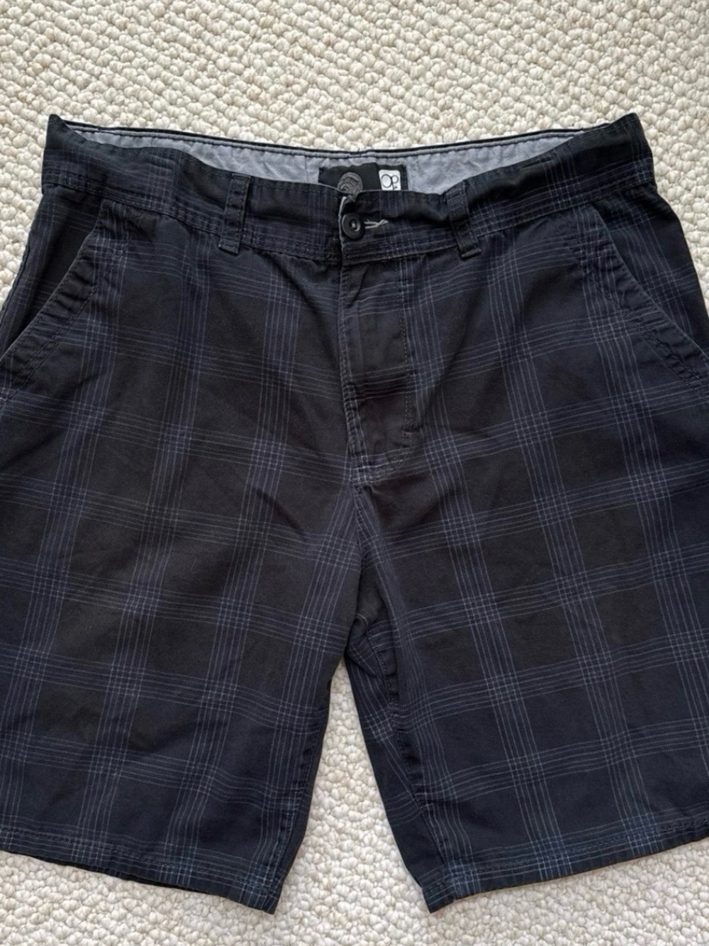 Men’s OP plaid shorts - size 36